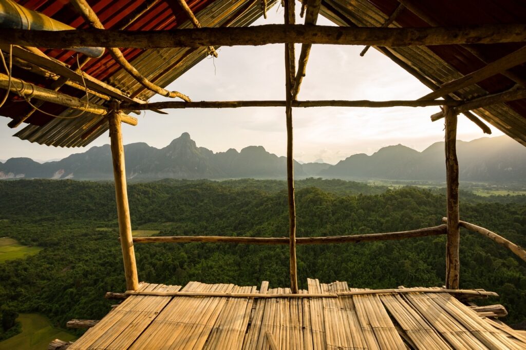 Nong Khiaw Hiking Viewpoint in Laos